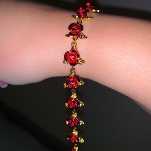 The Danbury Mint “A Dozen Roses” Bracelet